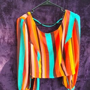 Colorful plus size top forever 21